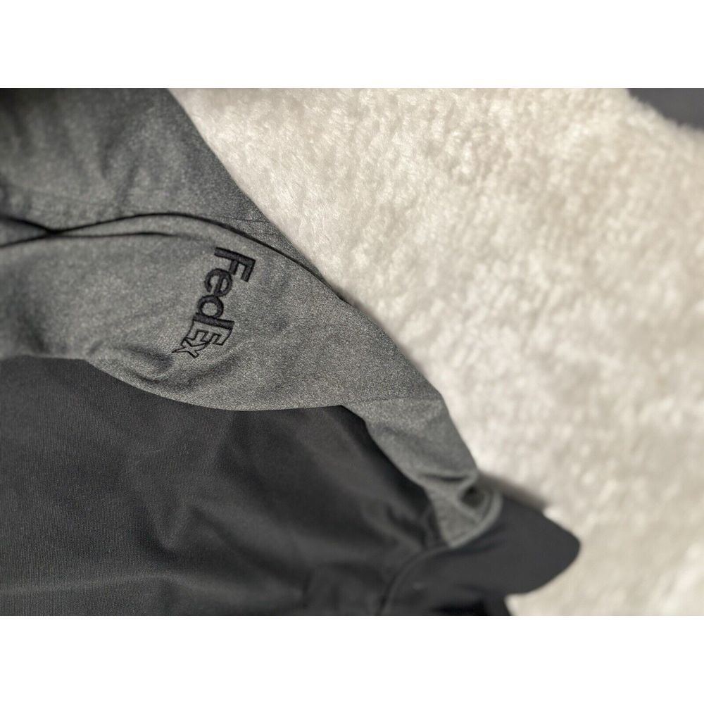 The North Face Tech Mens Gray‎ Zip Up Jacket Size Large Logo - Picture 8 of 8